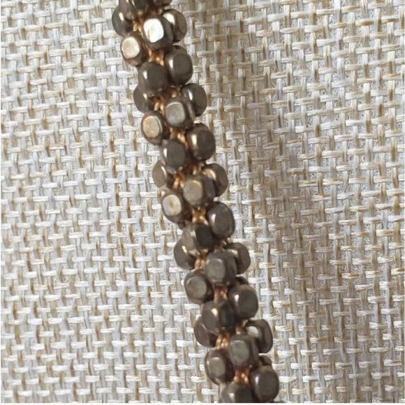 VINTAGE Beaded Rope Tassel Necklace - Picture 4 of 7